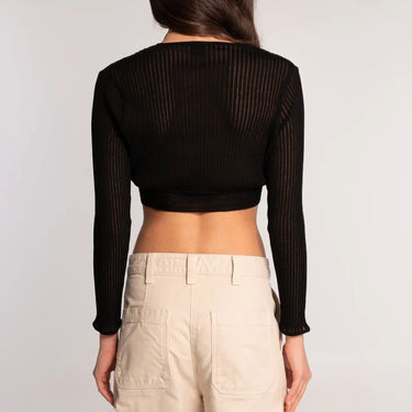 Operatino cropped cardigan top