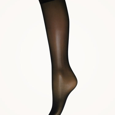 Wolford Individual knæstrømper 10 denier black Sort 2