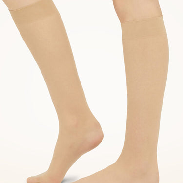 Wolford Individual knæstrømper 10 denier cosmetic Beige 1