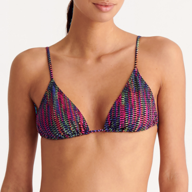 ERES Cameleon Rayon bikinitop lille trekant cameleon mønster blå 1