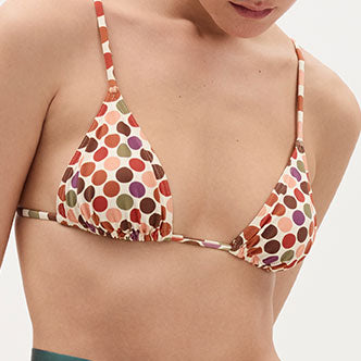 Loulou COLORFUL bikinitop trekant