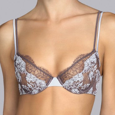 Andres Sarda Georgette bh fuld skĂĄl smoke GrĂĄ 1