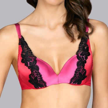 Andres Sarda Michelangelo bh vatteret dybt V wild berries pink orange 3