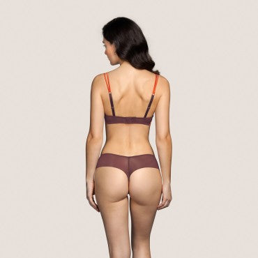 Andres Sarda Jaguar shorty string deep chocolate Brun 4