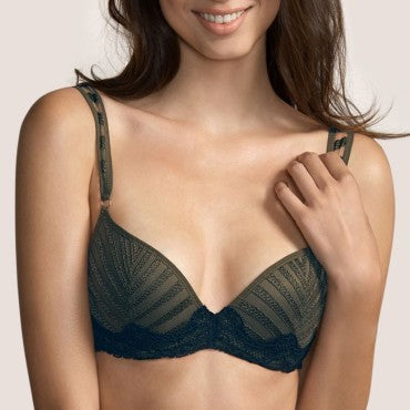 Andres Sarda Oxman vatteret bh dybt V olive green Grøn 1