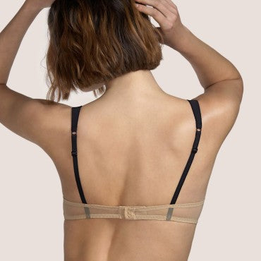 Andres Sarda Dion bh trekvart skål black Sort 7