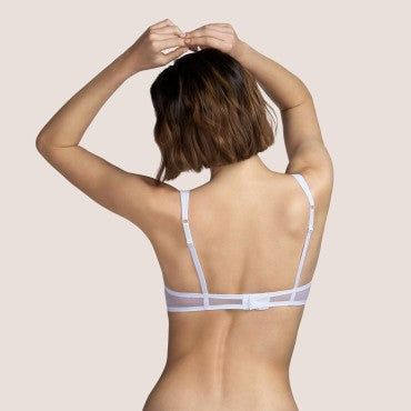 Andres Sarda Dion bh trekvart skål white Hvid 4