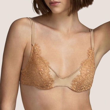 Andres Sarda Ella bh trekvart skål golden brown Brun 1