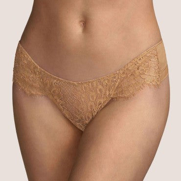 Andres Sarda Ella shorty string golden brown Brun 1