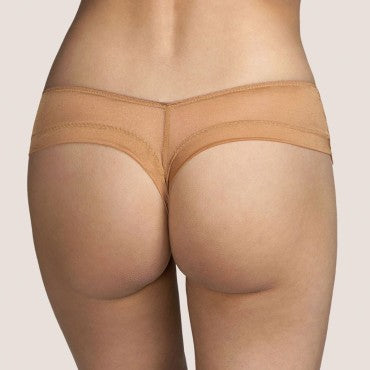 Andres Sarda Ella shorty string golden brown Brun 3