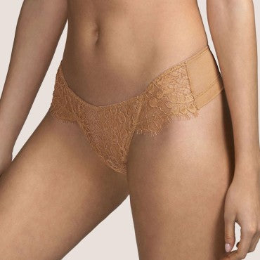 Andres Sarda Ella shorty string golden brown Brun 2