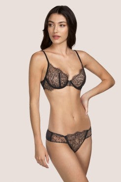 Andres Sarda Relang bh trekvart skål black Sort 3