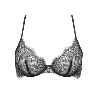 Andres Sarda Relang bh trekvart skål black Sort 5