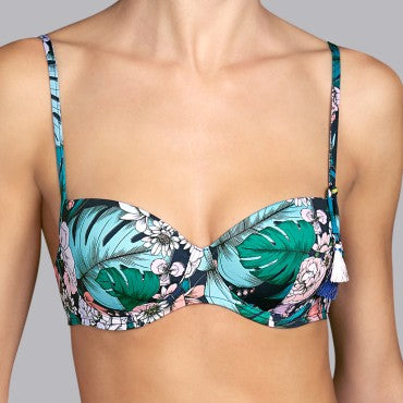 Andres Sarda Shelter bikinitop med bøjle vatteret romantic garden Multi 1