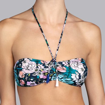 Andres Sarda Shelter bikinitop stropløs vatteret romantic garden Multi 1