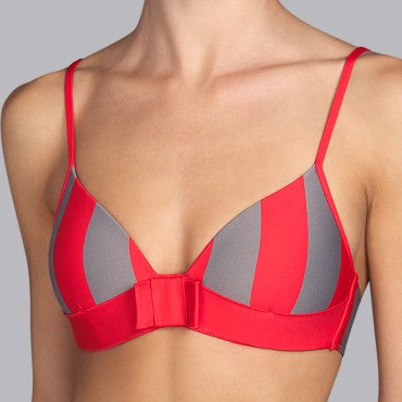 Andres Sarda Azura bikinitop trekant vatteret fun red Rød 1