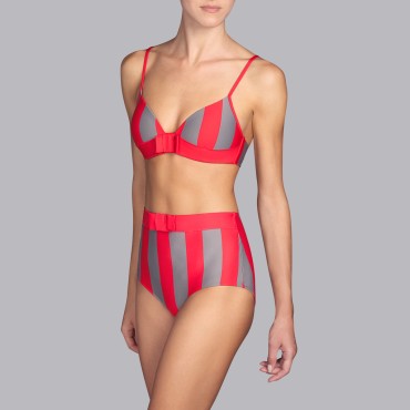 Andres Sarda Azura bikinitop trekant vatteret fun red Rød 3