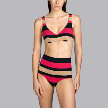Andres Sarda Pop bikinitop med bøjle flame Rød 2