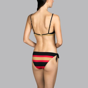 Andres Sarda Pop lav bikinitrusse bindebånd flame Rød 4