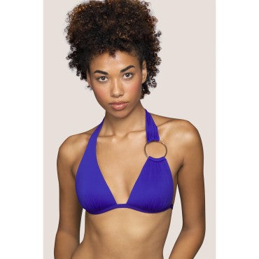 Andres Sarda Adichie bikinitop vatteret trekant crazy blue BlĂĄ 1