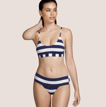 Andres Sarda Curie bikinitop crop top blue BlĂĄ 2