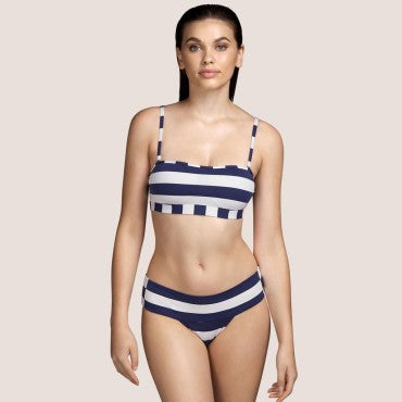 Andres Sarda Curie bikinitop vatteret stropløs blue Blå 2