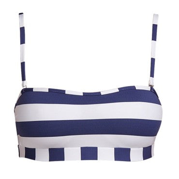 Andres Sarda Curie bikinitop vatteret stropløs blue Blå 3