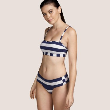 Andres Sarda Curie bikinitop vatteret stropløs blue Blå 5