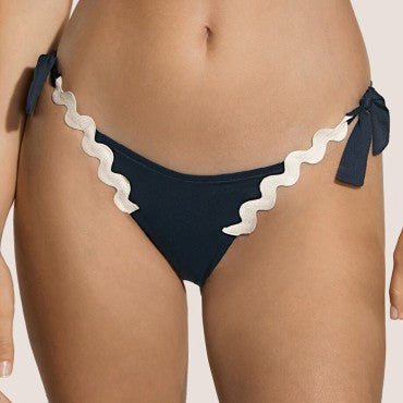 Andres Sarda Drew lav bikinitrusse bindebånd navy blue Blå 4