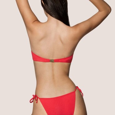 Andres Sarda Gray bikinitop vatteret stropløs scarlet red Rød 5