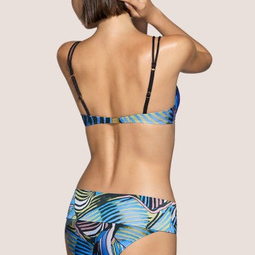 Andres Sarda Mahony bikinitop med bøjle vatteret blue Blå 4