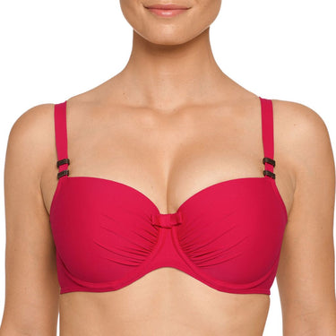 PrimaDonna Swim Cocktail bikinitop med bøjle vatteret balconet red captain Rød 1