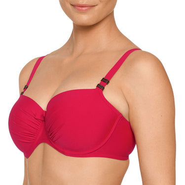 PrimaDonna Swim Cocktail bikinitop med bøjle vatteret balconet red captain Rød 3