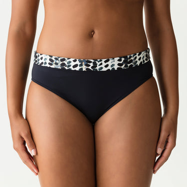 PrimaDonna Swim Road Trip bikinitrusse høj folde blue print Blå 1