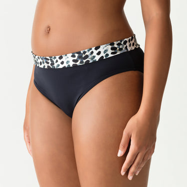 PrimaDonna Swim Road Trip bikinitrusse høj folde blue print Blå 2