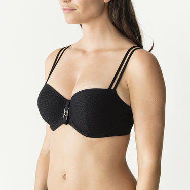 PrimaDonna Swim Canyon bikinitop med bøjle vatteret black Sort 4