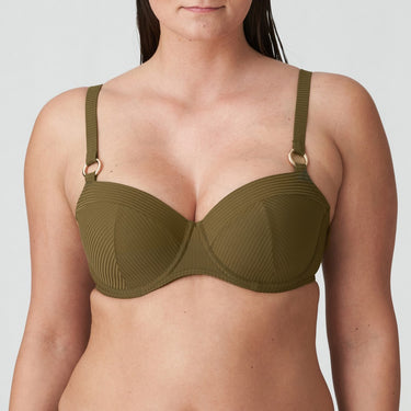 PrimaDonna Swim Sahara bikinitop med bøjle vatteret olive Grøn 1