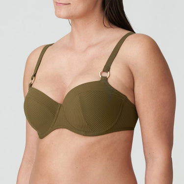 PrimaDonna Swim Sahara bikinitop med bøjle vatteret olive Grøn 3
