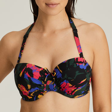 PrimaDonna Swim Oasis bikinitop med bøjle vatteret black cactus Sort 2