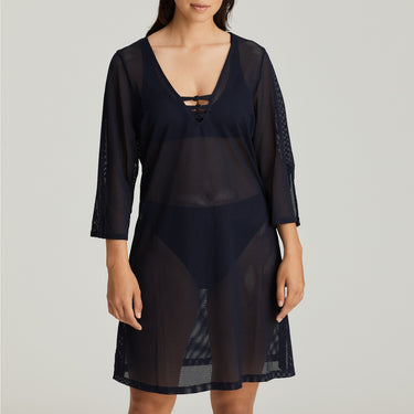 PrimaDonna Swim Holiday strandtøj kort kjole kaftan midnight blue Blå 1