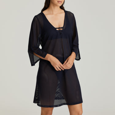 PrimaDonna Swim Holiday strandtøj kort kjole kaftan midnight blue Blå 2