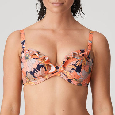 PrimaDonna Swim Melanesia bikinitop med bøjle coral flower Lyserød 4