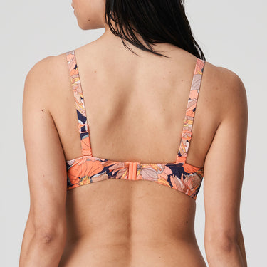 PrimaDonna Swim Melanesia bikinitop med bøjle vatteret balconet coral flower Lyserød 4