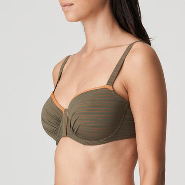 Marquesas underwired padded balconette bikini top