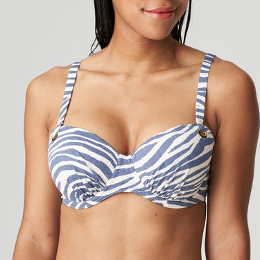 PrimaDonna Swim Ravena bikinitop med bøjle vatteret balconet adriatic blue Blå 2