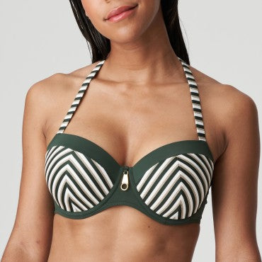 PrimaDonna Swim La Concha bikinitop med bøjle vatteret balconet malachite Grøn 1