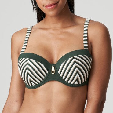 PrimaDonna Swim La Concha bikinitop med bøjle vatteret balconet malachite Grøn 2