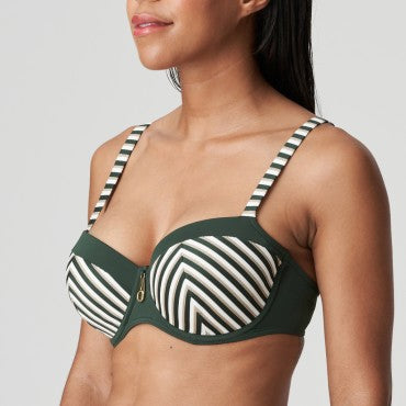 PrimaDonna Swim La Concha bikinitop med bøjle vatteret balconet malachite Grøn 3