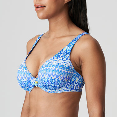 PrimaDonna Swim Bonifacio bikinitop med bøjle vatteret trekant electric blue Blå 3