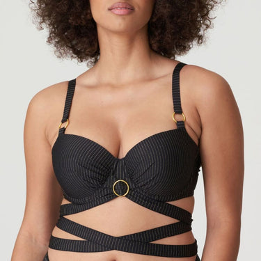 PrimaDonna Swim Solta bikinitop med bøjle vatteret balconet black Sort 7